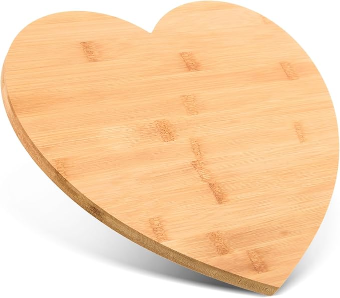 Brown Wooden Heart Shaped Cutting Board