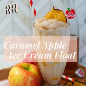 Caramel Apple Ice Cream Float