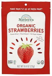 freeze dried organic strawberries