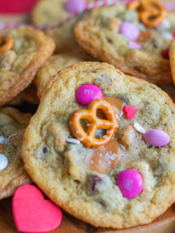 Cupid's Kitchen Sink Cookies for Valentine's Day