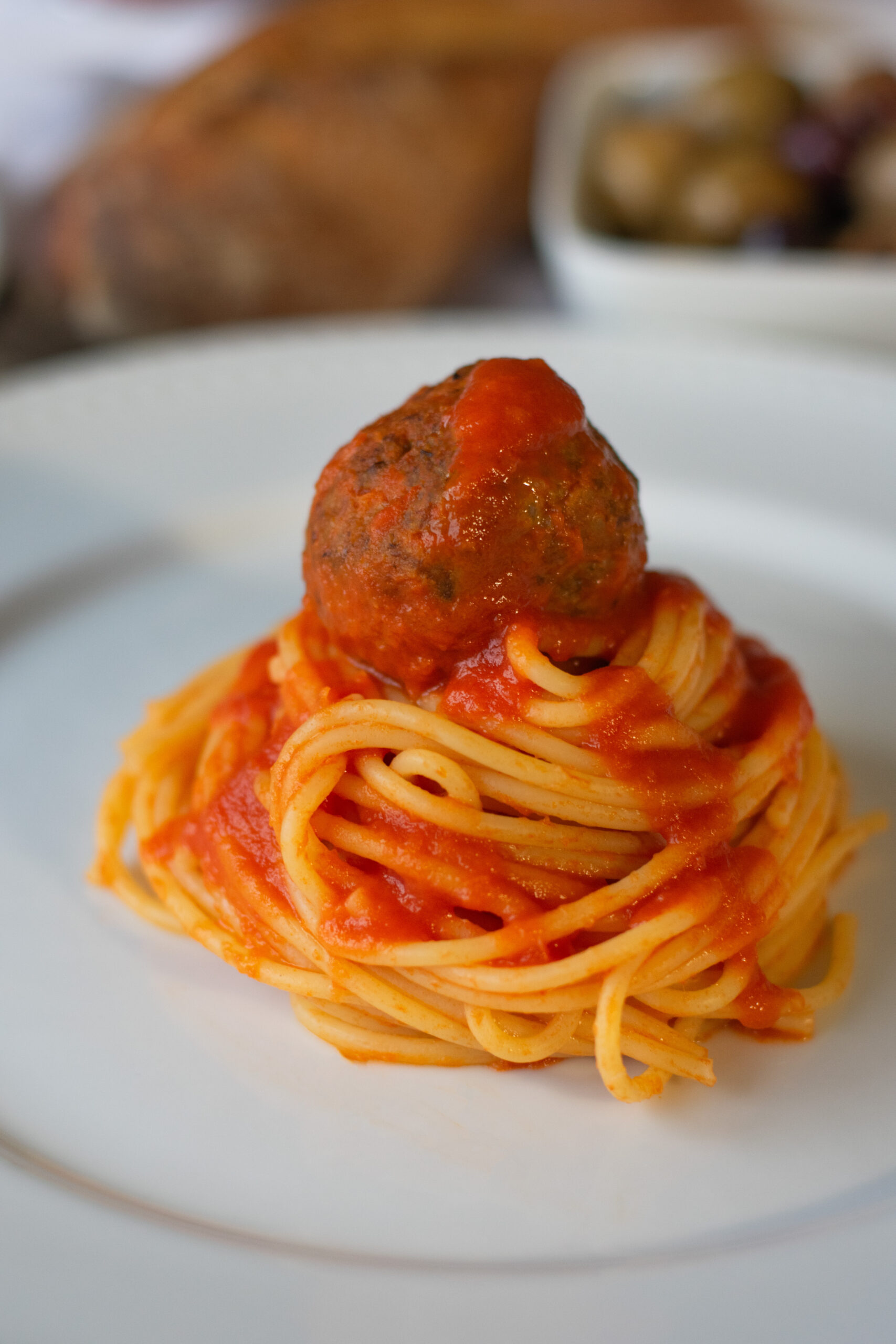 Vegetarian Meatballs and Spaghetti