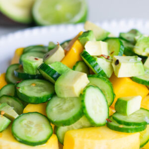 Mango Avocado Cucumber Salad Recipe