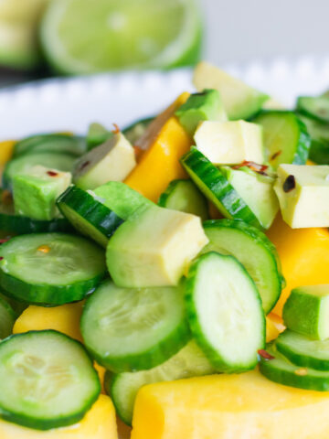 Mango Avocado Cucumber Salad Recipe