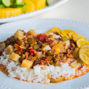 Vegetarian Cuban Picadillo Recipe