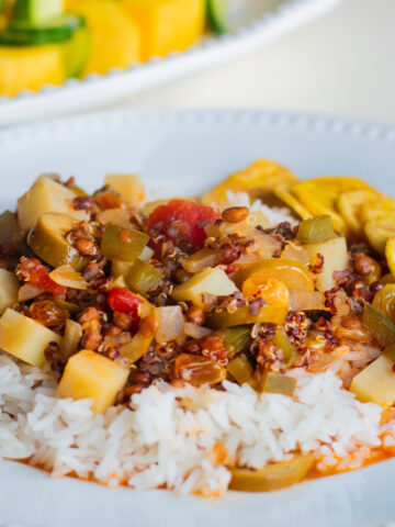 Vegetarian Cuban Picadillo Recipe