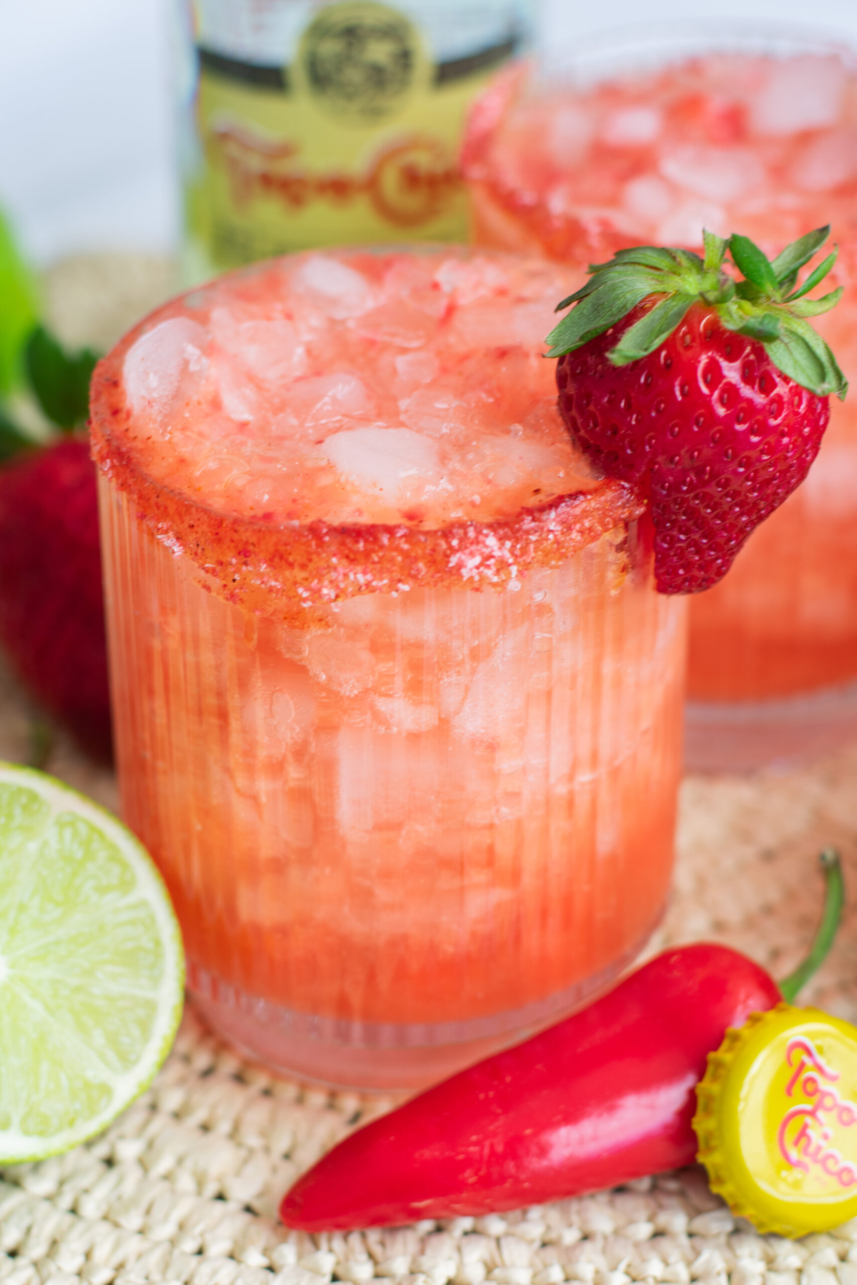 Spicy Strawberry Guava Strawberry Mocktail