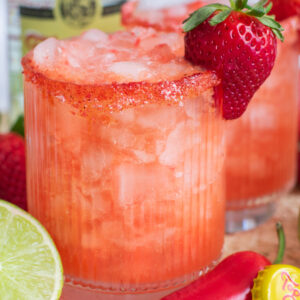 Spicy Strawberry Guava Strawberry Mocktail